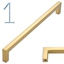 KOOFIZO 1 Pack 7-1/2 in Brushed Gold Cabinet Pulls, Drawer Handles 1816