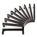 KOOFIZO 10 Pack 3-3/4 in Oil Rubbed Bronze Cabinet Pulls Drawer Handle 1816