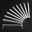 KOOFIZO 10 Pack 3-3/4 in Polished Chrome Cabinet Pulls, Drawer Handles 1816