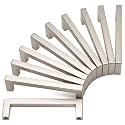 KOOFIZO 10 Pack 3-3/4 in Brushed Nickel Cabinet Pulls, Drawer Handles 1816