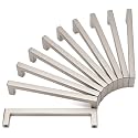 KOOFIZO 10 Pack 5 in Brushed Nickel Cabinet Pulls, Drawer Handles 1816