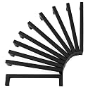 KOOFIZO 10 Pack 5 in Matte Black Cabinet Pulls, Black Drawer Handles 1816