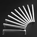 KOOFIZO 10 Pack 5 in Polished Chrome Cabinet Pulls, Drawer Handles 1816