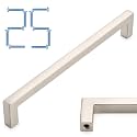 KOOFIZO 25 Pack 6-1/4 in Brushed Nickel Cabinet Pulls, Drawer Handles 1816