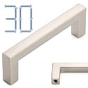 KOOFIZO 30 Pack 3 in Brushed Nickel Cabinet Pulls, Drawer Handles 1816