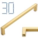 KOOFIZO 30 Pack 6-1/4 in Brushed Gold Cabinet Pulls, Drawer Handles 1816