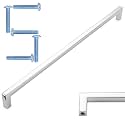 KOOFIZO 5 Pack 12-3/5 in Polished Chrome Cabinet Pulls, Drawer Handles 1816