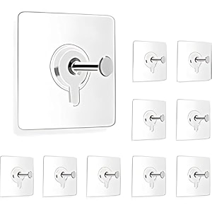 kitchenware electric socket safety covers 9-pack child proof guards white no-drill installation