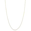 Kooljewelry 10k Yellow Gold Rope Chain Barely-There