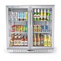 KoolMore BC-2DSW-SS Refrigerator, Double Door, Stainless Steel, 7.4cubic_feet