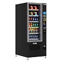 KoolMore Refrigerated Snack Vending Machine with 36 Slots Featuring a Credit Card Reader and Coin/Bill Acceptor in Black (KM-VMR-30-BCR)