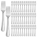 KOOMADE 36 PCS Dinner Fork Set - Stainless Steel Silverware Fork 7.1 Inch with Dishwasher Safe Flatware Forks for 36,Table Forks for Home,Kitchen or Restaurant