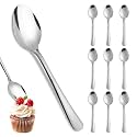 KOOMADE 36 PCS Dinner Spoons Set - Windsor 7.1 Inch Stainless Steel Dinner Spoon with Dishwasher Safe Dessert Spoons, Coffee Spoon, Silverware for Home,Kitchen,Party or Restaurant