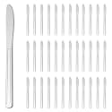KOOMADE 36PCS Dinner Knife Set- Dominion 8.7 Inch Dinner &amp; Butter Knives, Food Grade Stainless Steel Table Knife Set for Home Kitchen Party Wedding Camping Restaurant, Dishwasher Safe