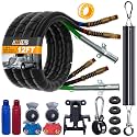 KOOTANS 12FT Semi Truck Air Line Kit with Gladhands, Handles, Holder, Tender Spring Kit 3 in 1 Air Brake Hoses and 7 Way Trailer Cord Air Lines Set for Semi Truck Trailer Tractor
