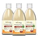 Koparo Clean Organic Fruits & Veggie Wash With Apple Cider Vinegar And Turmeric Extract 100% Natural | Removes Wax, Pesticide Residue & Germs | Plant Based, Kids Safe & Eco-Friendly | 1.5 litre - Pack of 3 x 1500 