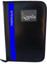 Kopila PU 20 Leafs Office fle /Document Holder/Certificate Holder/ Blue file Folder Set of 1