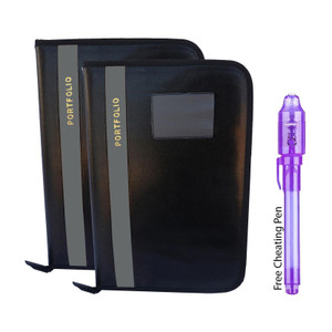 kopila synthetic leather top material 20 leafs office fle document holdercertificate holdergrey file set of 2