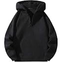 Kopykat Men39s Cotton Blend Half Zip Hooded