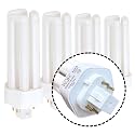 KOR 26W Triple Tube Compact Fluorescent Light Bulb, 4 Pack