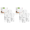 KOR 8-Pack 13W GU24 Base CFL Light Bulbs, 60W Equivalent, Warm White 2700K
