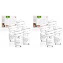 KOR 8-Pack 13W GU24 Base CFL Light Bulbs, 60W Equivalent, Cool White 4100K