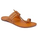 KORAKARI Men Kolhapuri Chappal Handcrafted Sandal Smooth