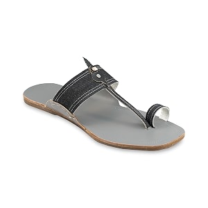 KORAKARI Men Kolhapuri Chappal Handcrafted Sandal Smooth