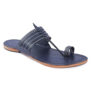 KORAKARI Men Kolhapuri Chappal Handcrafted Sandal Smooth
