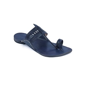 KORAKARI Men Kolhapuri Chappal Handcrafted Sandal Smooth