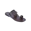 KORAKARI Men Kolhapuri Chappal Handcrafted Sandal Smooth