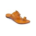 KORAKARI Men Kolhapuri Chappal Handcrafted Sandal Smooth