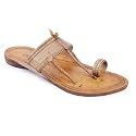 KORAKARI Mens Handmade Kolhapuri Chappal Smooth and