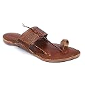 KORAKARI Mens Handmade Kolhapuri Chappal Smooth and