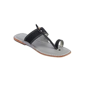 KORAKARI Mens Kolhapuri Chappal Handcrafted Sandal Smooth