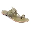 KORAKARI Mens Kolhapuri Chappal Handcrafted Sandal Smooth