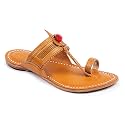 KORAKARI Mens Kolhapuri Chappal Handcrafted Sandal Smooth