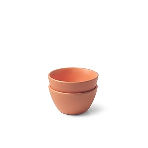 ceramic set of 2 katori small bowl  bowl for dal dahi chutney sauce etc  silkmatte finish  microwave oven dishwasher safe  handglazed amp handmade  flamingo pink 3534 katori