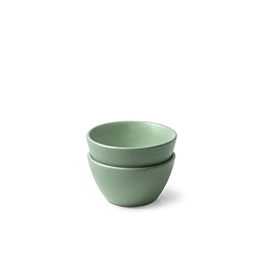 ceramic set of 2 katori small bowl  bowl for dal dahi chutney sauce etc  silkmatte finish  microwave oven dishwasher safe  handglazed amp handmade  almost blue 3534 katori