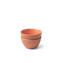Ceramic Set of 2 Katori Small Bowl | Bowl for Dal, Dahi, Chutney, Sauce etc. | SilkMatte Finish | Microwave, Oven, Dishwasher Safe | Handglazed &amp; Handmade | (Flamingo Pink, 3.5" Katori)