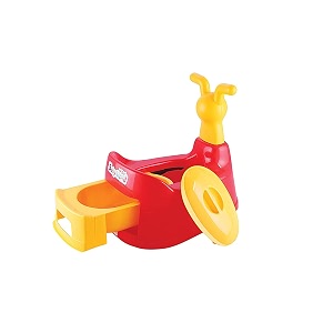 toilet trainer baby potty seat cartoon face with removable tray amp closing lid baby potty seat for 0 to 5 years red