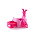 Toilet Trainer Baby Potty Seat Cartoon Face with Removable Tray & Closing Lid baby potty seat for 0 to 5 years (PINK)