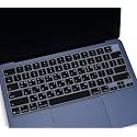 Korean Language Keyboard Cover Compatible with Apple 2026 MacBook Neo 13-inch Laptop with A18 Pro chip A3404,MacBook Neo 13" Keyboard Skin Protector - Black