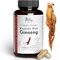 Korean Red Ginseng (6-Year Root) (Enhanced Ginsenoside) 120 Vegan Capsules