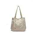 Korean Style Heart Embroidery Tote Bag -