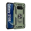 Korecase Shockproof Case for Samsung Galaxy S10E with Stand, Olive Green