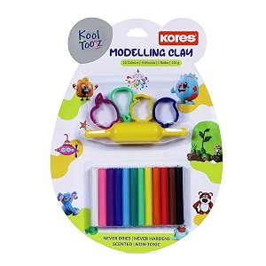 Kores Modelling Clay Set 150g 12