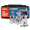 KORR Tools KSS009 10pc XZN Triple Square Spline Bit Socket Set