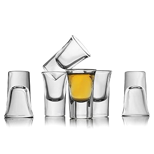 kosh- perfect shot glass for party bar vodka amp tequila cocktail 30 mlclear glasses bars restaurantskitchenhome set of 6