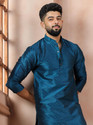 Koshin Men Self Design Straight Kurta
